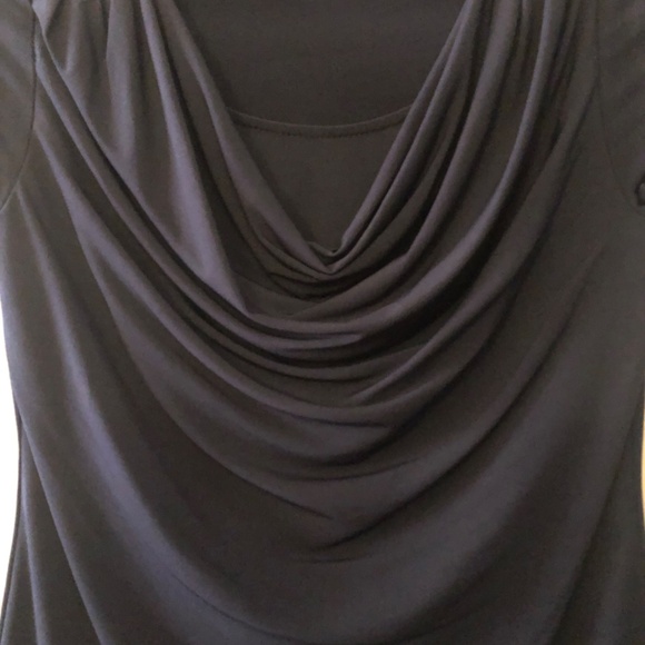 Navy blue work blouse - Picture 4 of 4